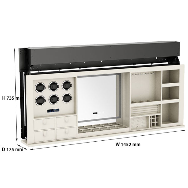 kích thước Tủ trang điểm Philips SBX321 - 5EG