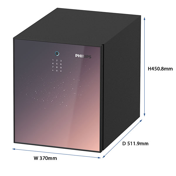 kích thước Philips SBX501-4C0 - Tím