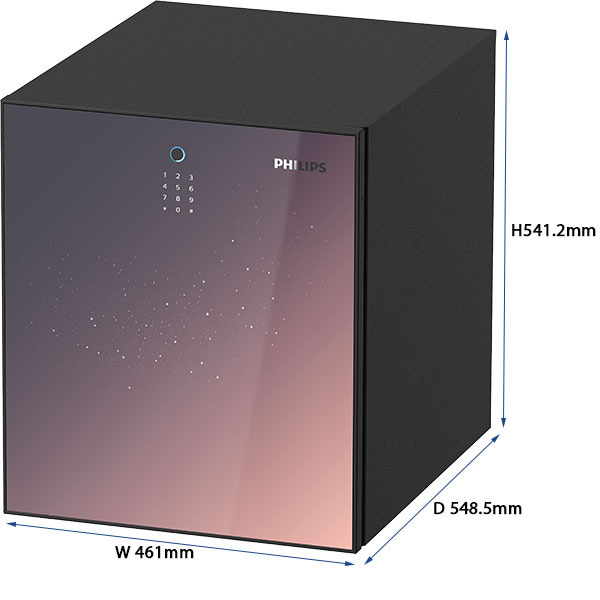 kích thước Philips SBX501-5C0 - Tím