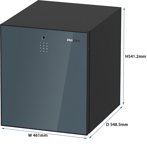 kích thước Philips SBX501-5C0 - Xanh