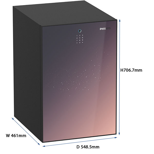 kích thước Philips SBX501-7C0 - Tím