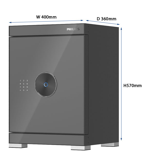 kích thước Philips SBX602-5CU - Xám