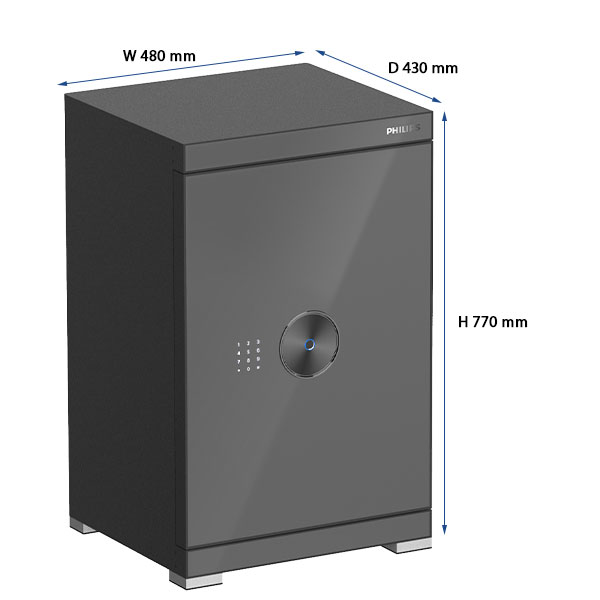 kích thước Philips SBX602-7CU - Xám