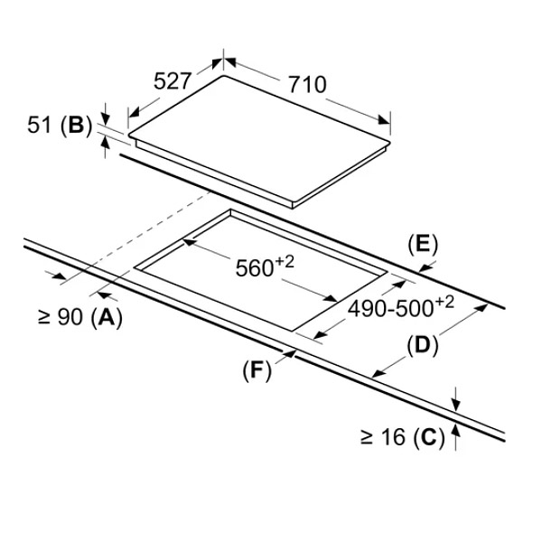 kích thước PID775DC1E Serie 8