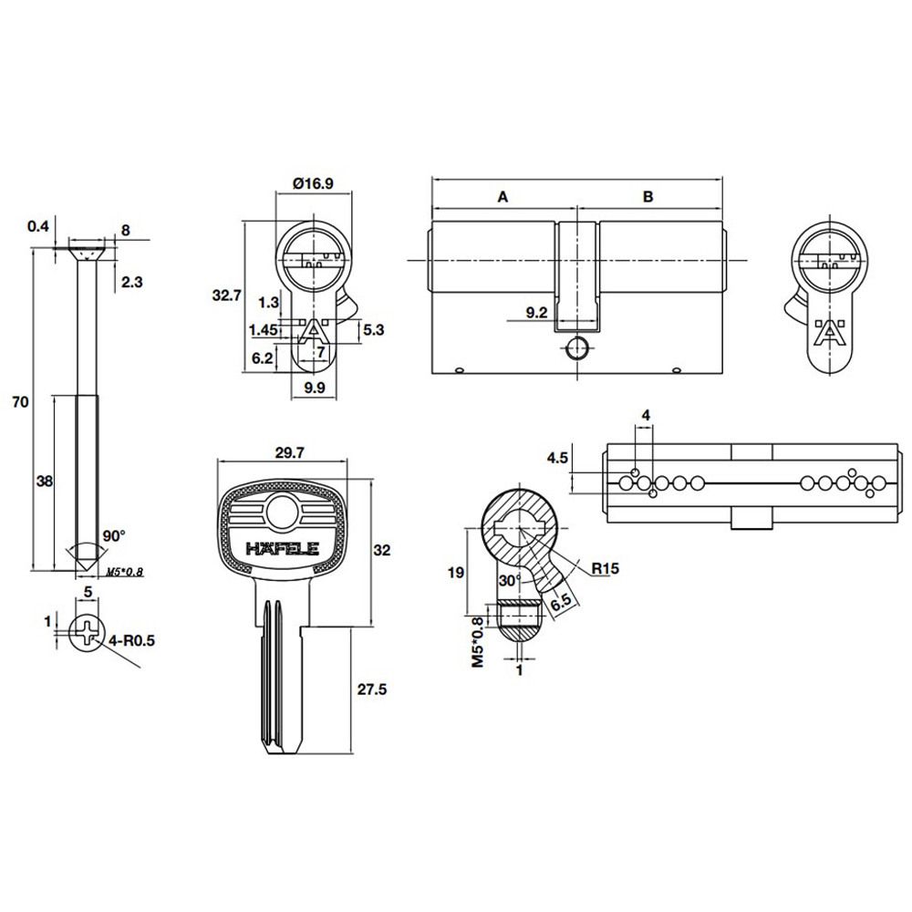 kích thước Hafele 489.56.002