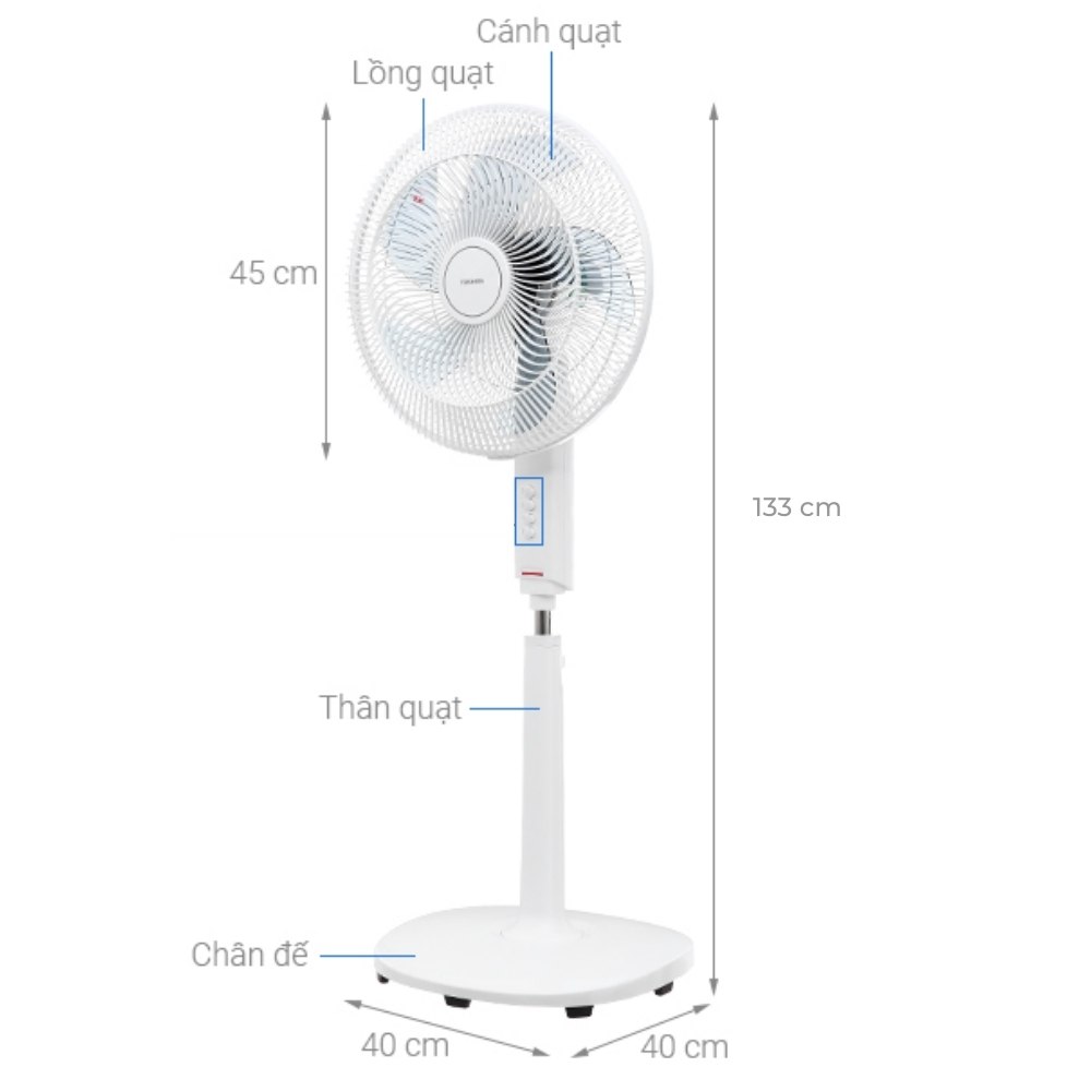 Kích thước Toshiba F-ASB50VN(W)