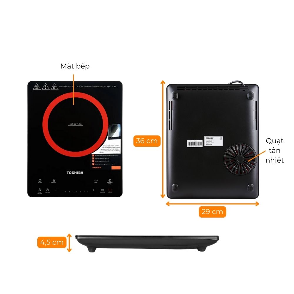 Kích thước Toshiba IC-20S2PV