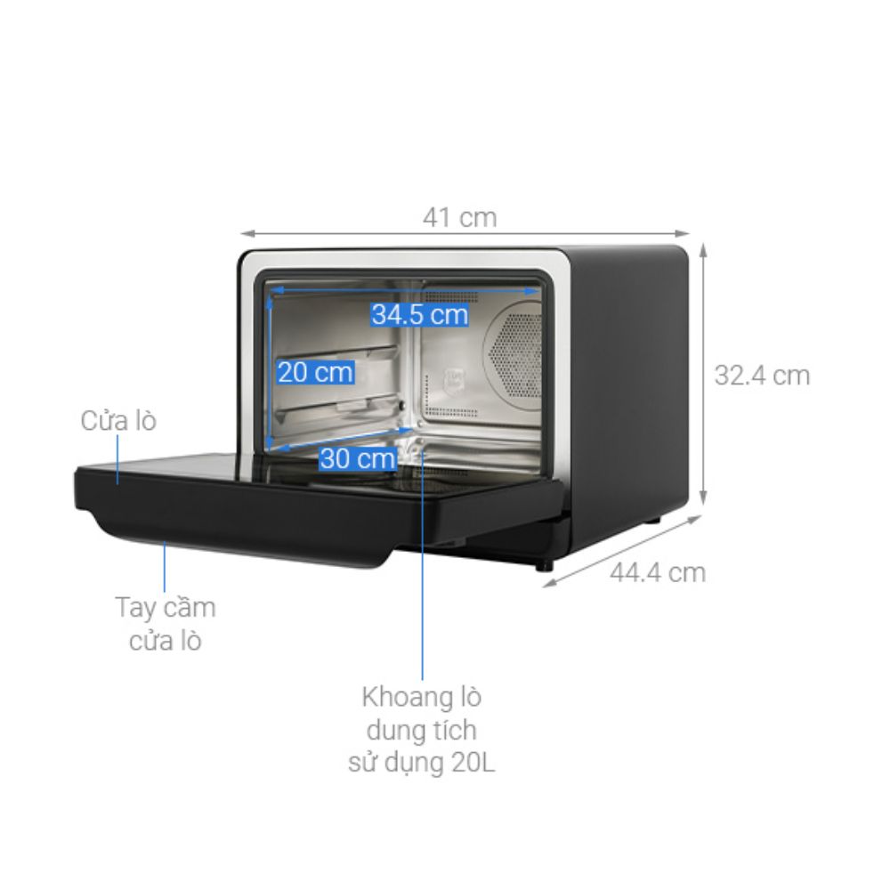 Kích thước Toshiba MS3-STQ20SE(BK)