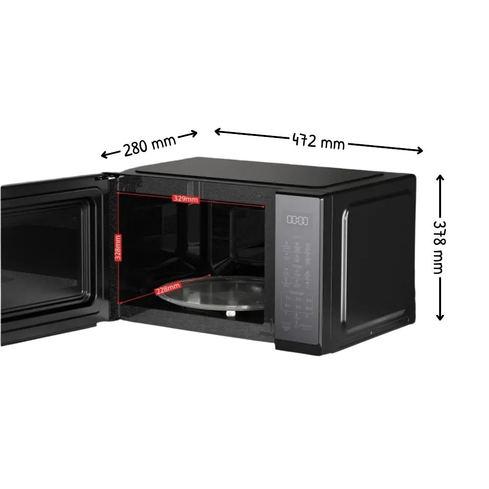 Kích thước Toshiba MW3-EM26PE(BM)VN