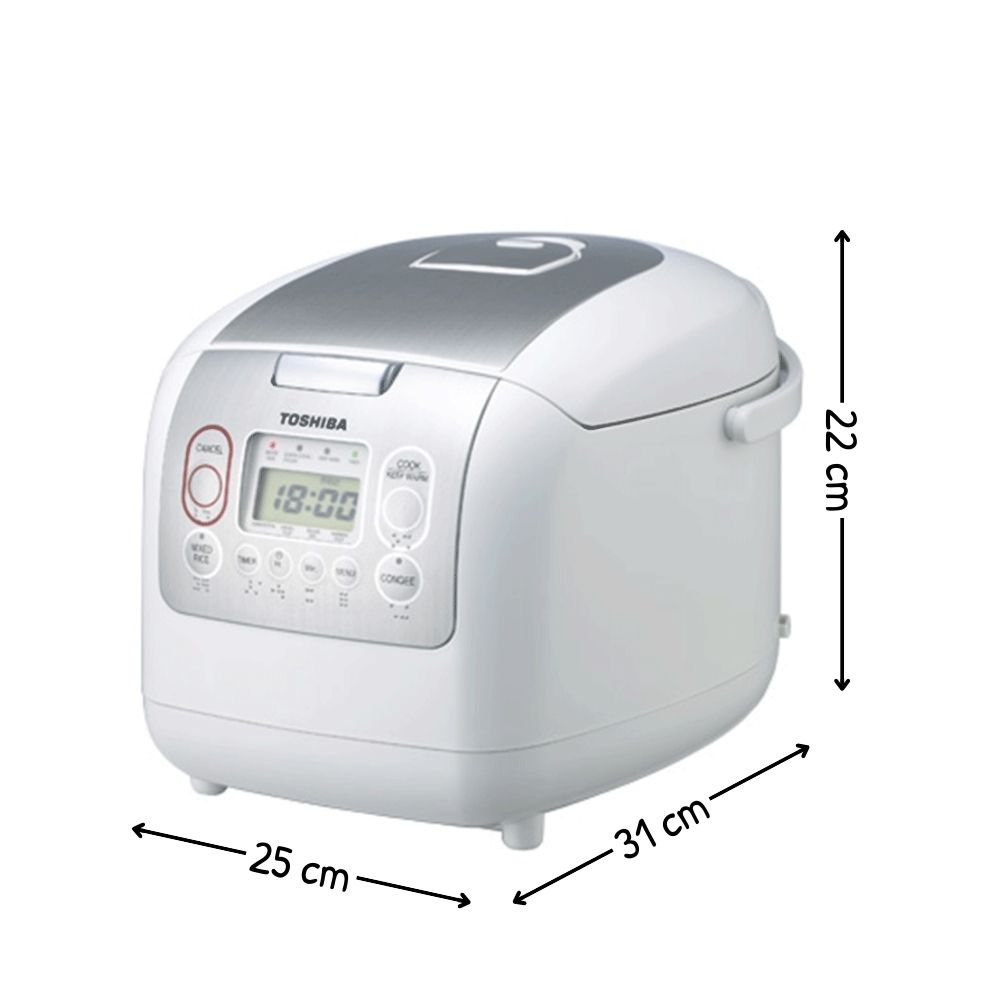 Kích thước Toshiba RC-18NTFV (W)