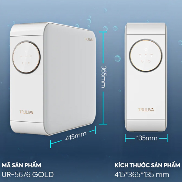 kích thước Truliva UR5676 Gold