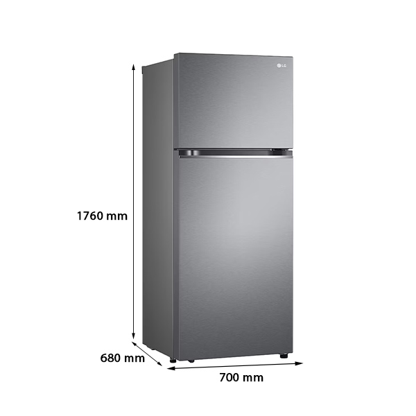 Kích thước Tủ Lạnh Ngăn Đá Trên LG GN-B392DS