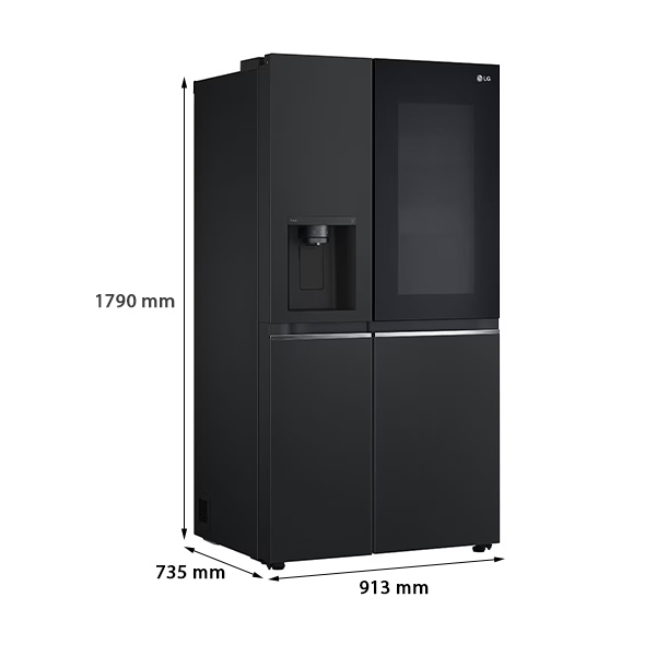kích thước LG GR-G257BL