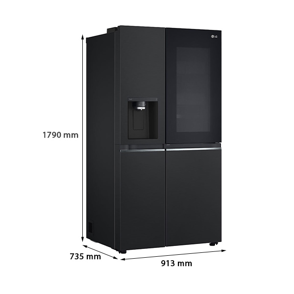 kích thước LG GR-X257BL