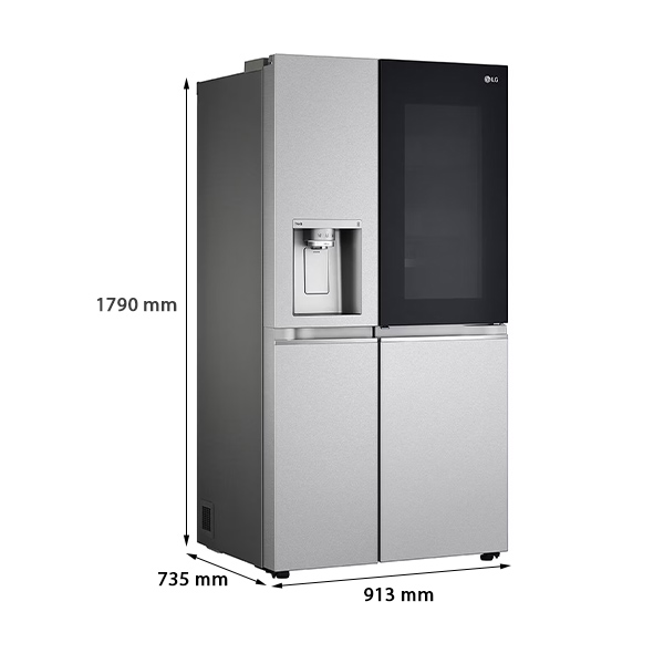 kích thước LG GR-X257JS