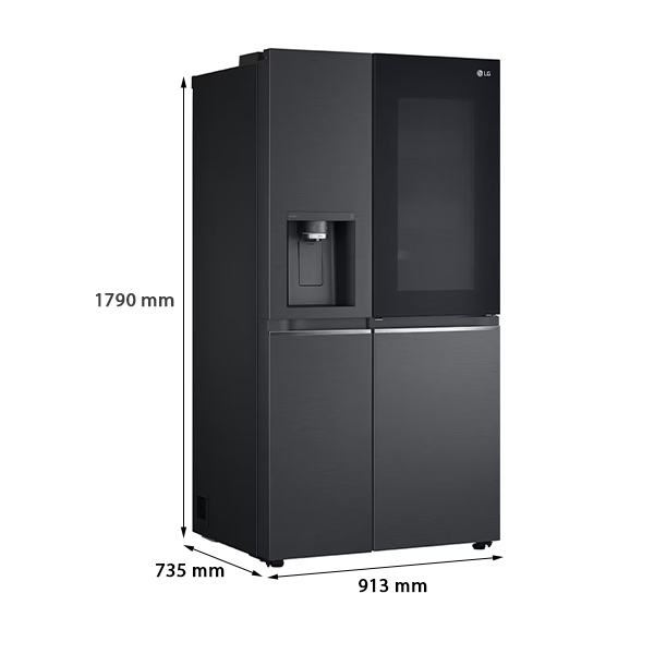 kích thước LG GR-X257MC
