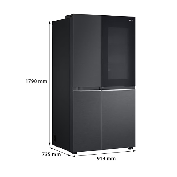 kích thước LG GR-Q257MC