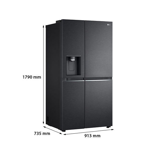 kích thước LG GR-D257MC