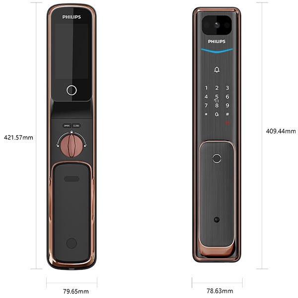 kích thước Philips Alpha V-5HWS - đồng