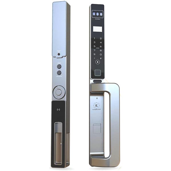 Khóa cửa nhôm Kassler KL-599 CNC-01 Grey App