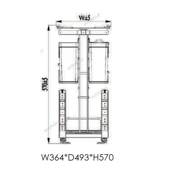 mặt cắt dọc Eurogold EPV2040F