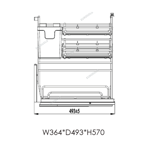 mặt cắt ngang Eurogold EPV2040F