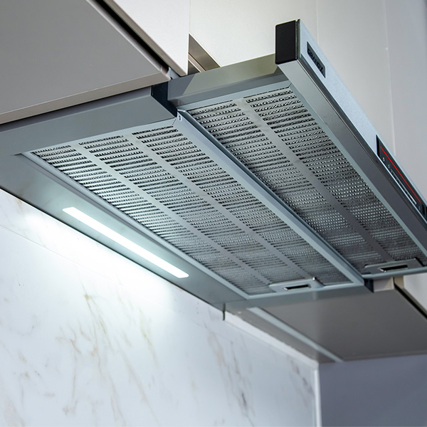Mặt dưới Hút mùi âm tủ Grandx GX H70F72SG