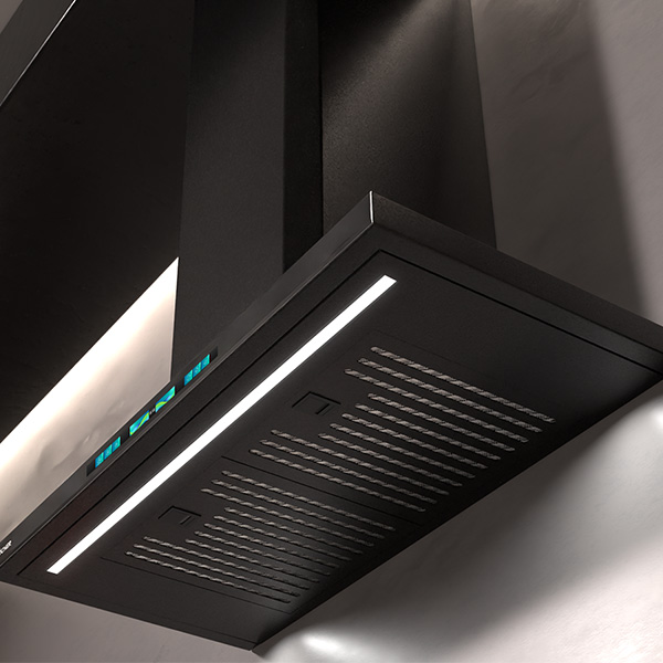 Mặt dưới MÁY HÚT MÙI Kocher LUVIA BLACK 700