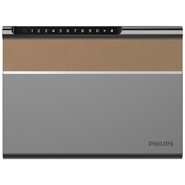 mặt trước Philips SBX102 - Xám