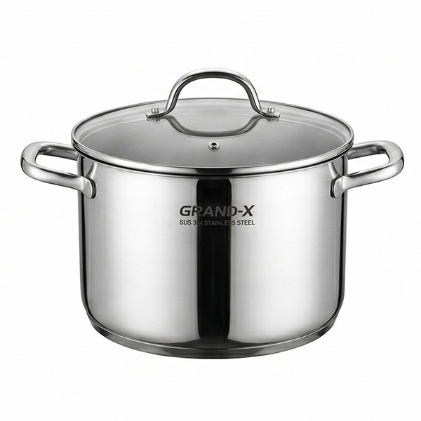 Nồi lớn Bộ nồi inox Grandx GX802 Elano