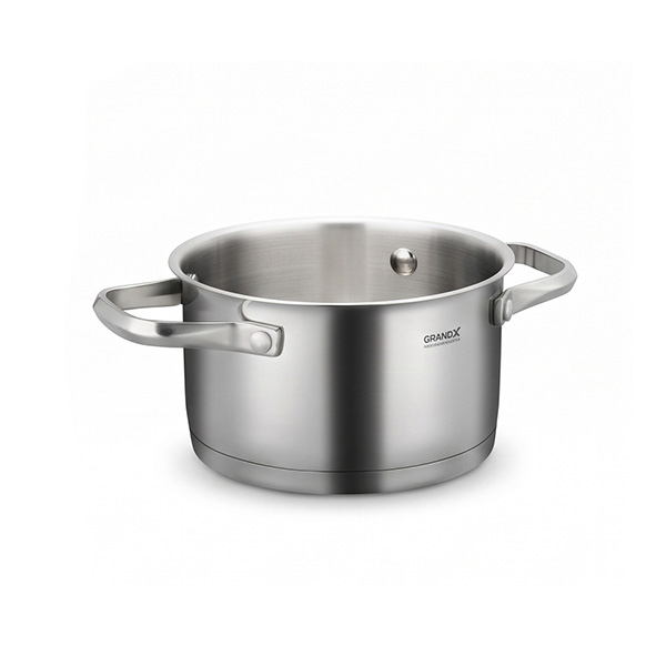 Nồi nhỏ Bộ nồi chảo inox Grandx GX605 Noble