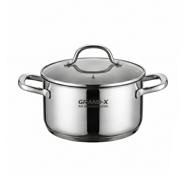 Nồi nhỏ Bộ nồi inox Grandx GX802 Elano