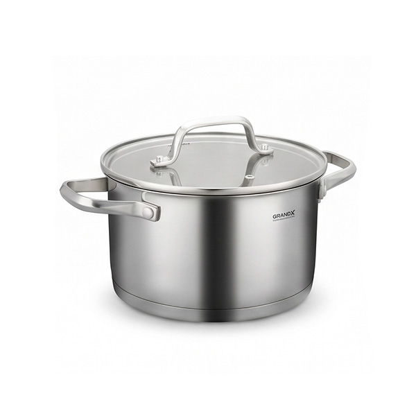 Nồi trung Bộ nồi chảo inox Grandx GX605 Noble