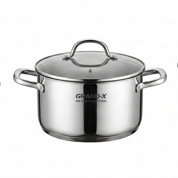 Nồi trung Bộ nồi inox Grandx GX802 Elano
