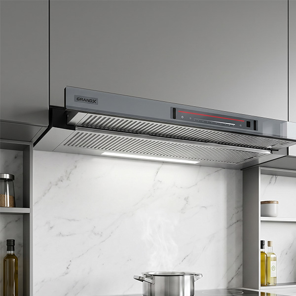 Phối cảnh Hút mùi âm tủ Grandx GX H70F72G