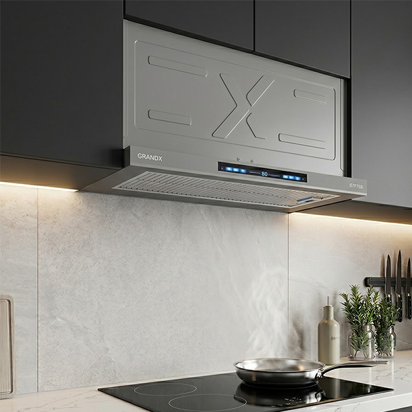Phối cảnh Hút mùi âm tủ Grandx GX H70F75SG