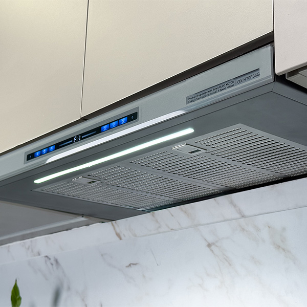 Phối cảnh Hút mùi âm tủ Grandx GX H70F85G