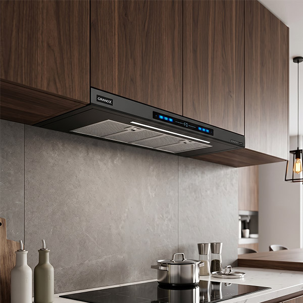 Phối cảnh Hút mùi âm tủ Grandx GX H80F85B