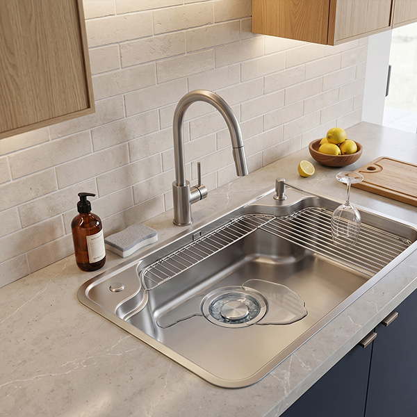 Phối cảnh Chậu rửa chén Nhật Hikari Grandx GX8050JP
