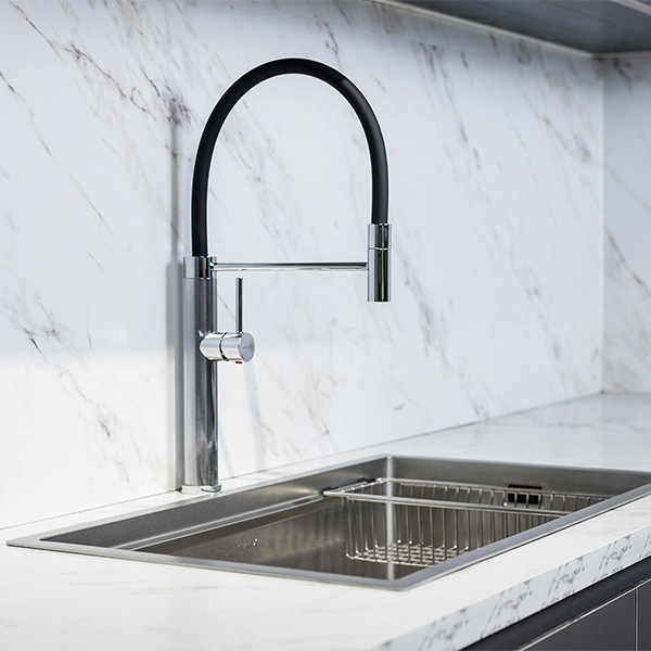 Phối cảnh Vòi rửa chén GrandX GXF01
