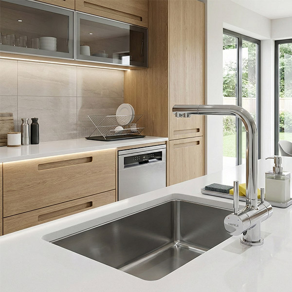 phối cảnh Vòi Rửa Chén HT21-CH2F271 Hafele 577.55.210