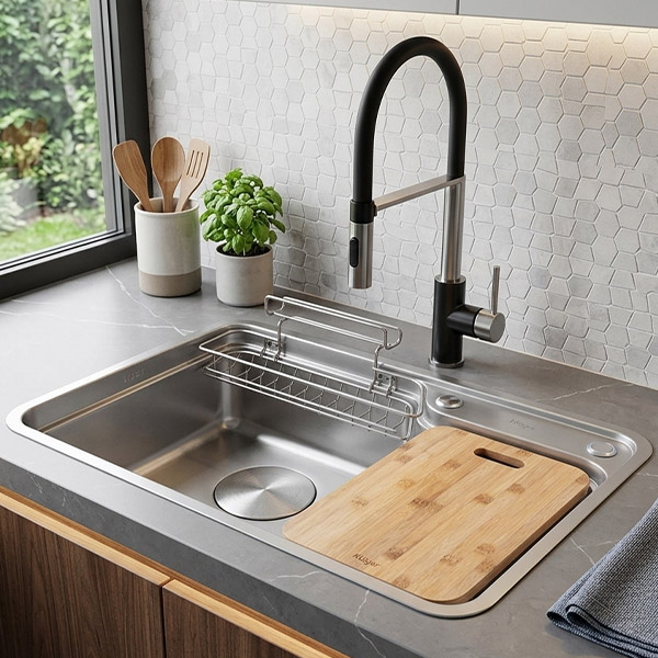Phối cảnh Chậu rửa bát TAKA Series KF7848FS-DO Plus