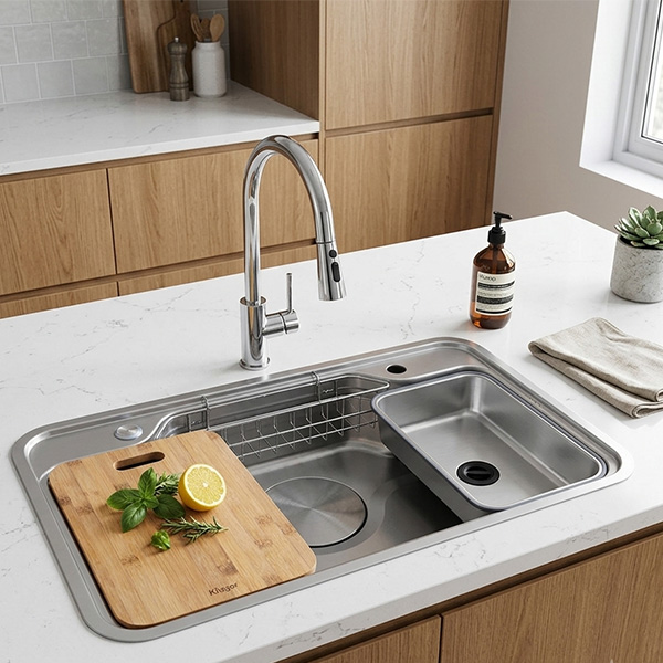 Phối cảnh Chậu rửa bát TAKA Series KF7848FS Plus