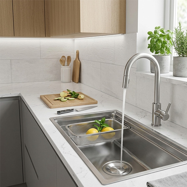 Phối cảnh Chậu rửa bát Kluger KG7644FS Basic