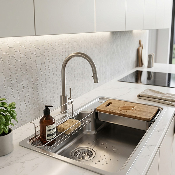 Phối cảnh Chậu rửa bát HARU Series KH8050ST Plus