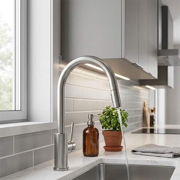 Phối cảnh Vòi rửa bát Kluger KLF0030S