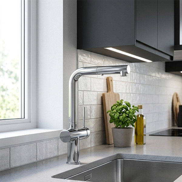Phối cảnh Vòi rửa bát Kluger KLF0034C