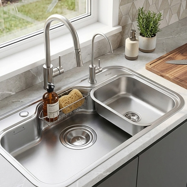 Phối cảnh Chậu rửa bát TAKI Series KT7848FS Plus