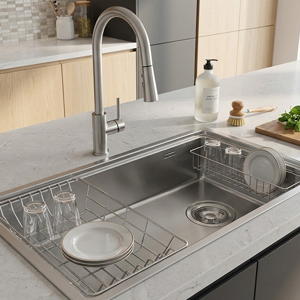 Phối cảnh Chậu rửa bát Kluger TOYA Series KY7545FS Plus