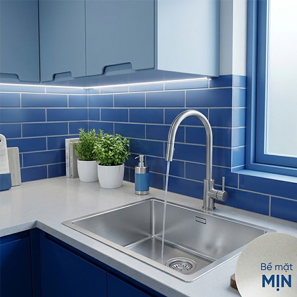 Phối cảnh Chậu rửa chén Konox Tari 500SM